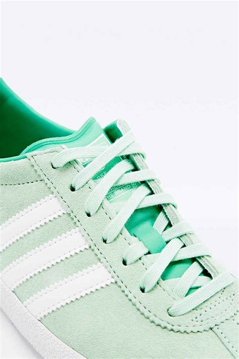 mint green adidas gazelle